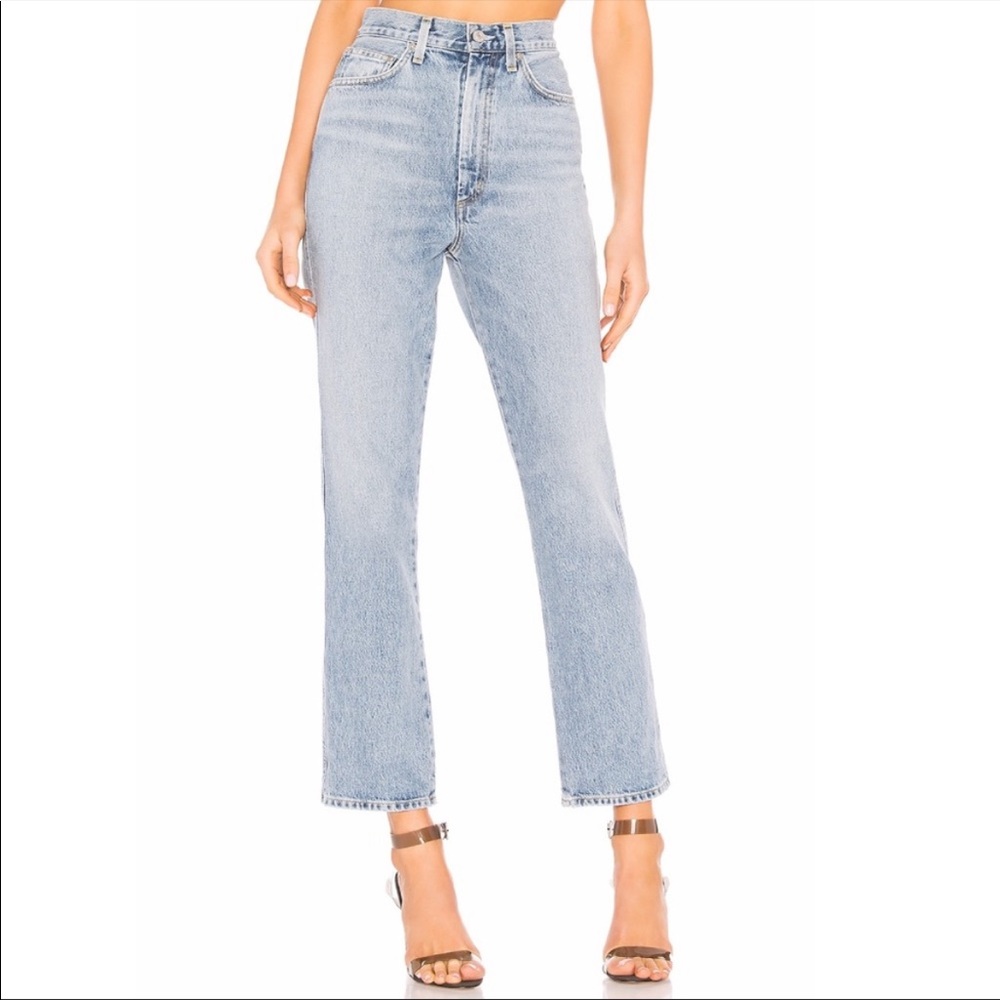 Agolde Light Blue Flare & Wide Leg Jeans